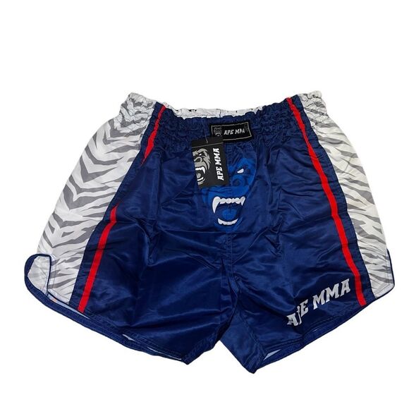 MMA sports shorts Fight Kick Boxing Shorts UFC Cage Fight Retro Grappling L - Picture 2 of 14